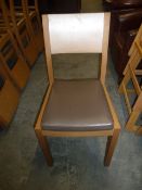 *upholstered beach dining chairs x 4