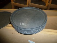 *small black waiters trays x 12 360 diameter