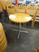 *round butchers block tables x 3 750 diameter x 730h