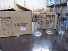 *estrella glasses - 1/2 and pints