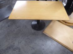 *rectangular beech effect coffee tables x 2 1050w x 600d x 530h