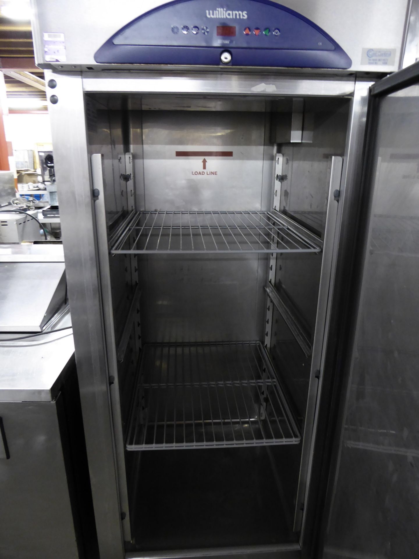 *Williams S/S upright chiller single door 740w x 820d x 1970h - Image 2 of 2