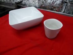 *square bowl and pot