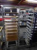 *double racking with trays 950w x 400d x 1630h