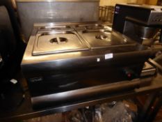 *Lincat single phase bain marie BM6 complete with gastronomes 600w x 610d x 265h