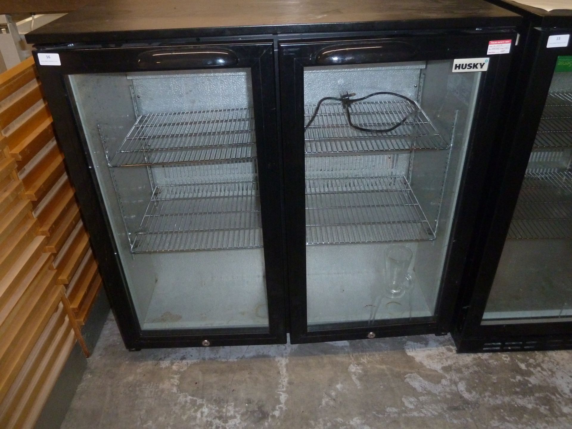 *Husky double door bottle chiller - model Cold900H 900w x 500d x 900h