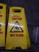 *caution/wet floor signs x 4