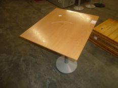 *rectangle wooden topped tables x 4 700w x 600d x 750h