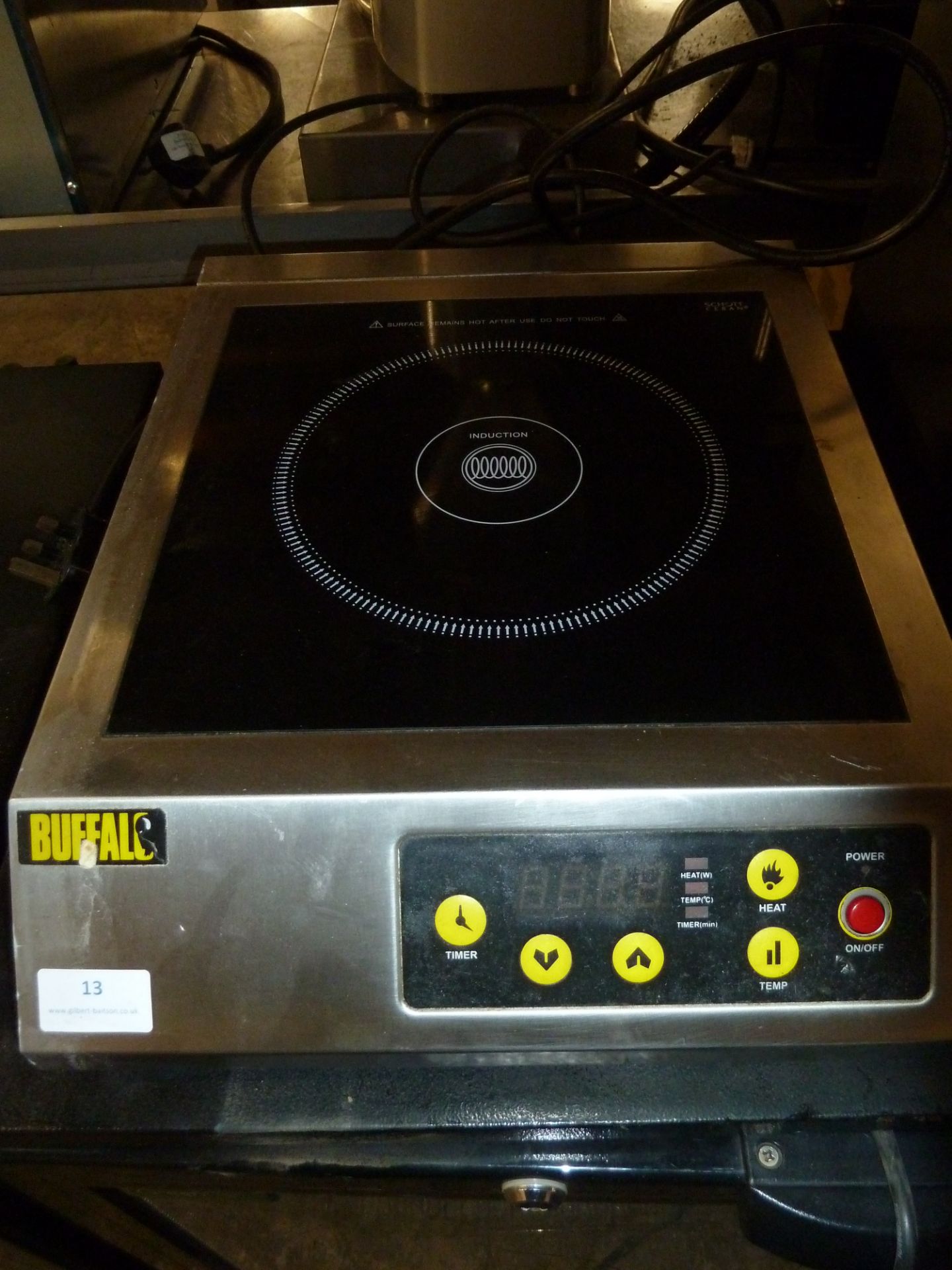 *Buffalo 1 plate induction hob