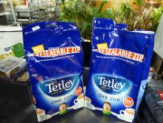 *Tetley tea bags x 1.5 large bags