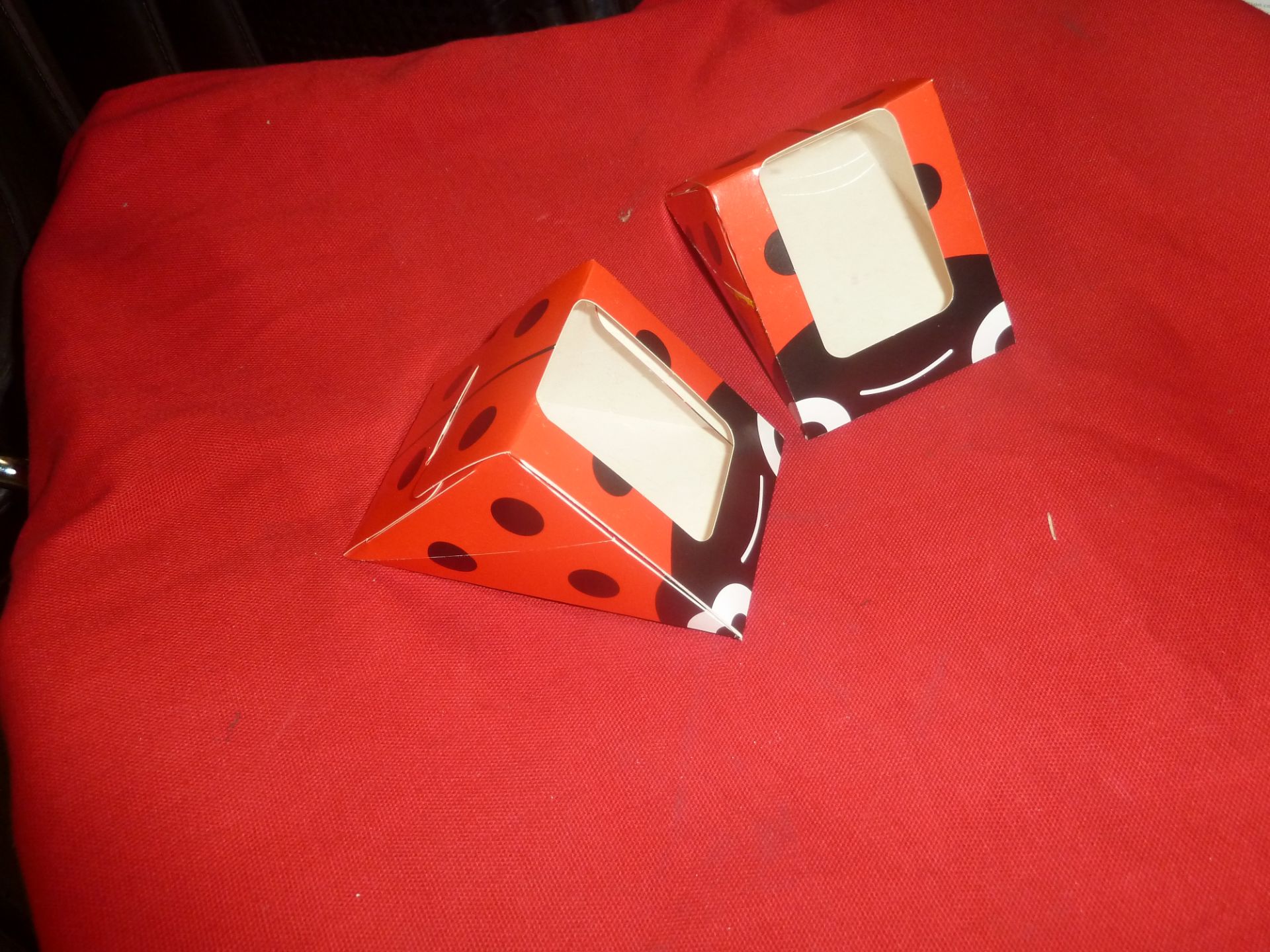 *ladybird sandwich wedge boxes x 1 box