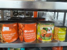 *dry store bundle - 9 x 2.6kg tins, 3 x 880g tins - including beans, plum tomatoes, chic peas