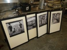 *black and white framed prints x 5 910 x 610