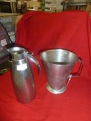 *hot water jug and sauce jug