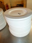 *white side plates diameter 165mm x approx. 24