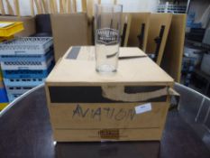 *aviation gin glasses and shot glasses