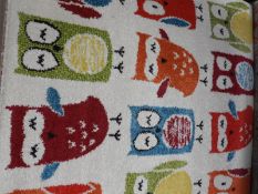 *Owl Pattern Rug 100x150cm