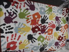 *Contemporary Style Hand Print Rug 100x150cm