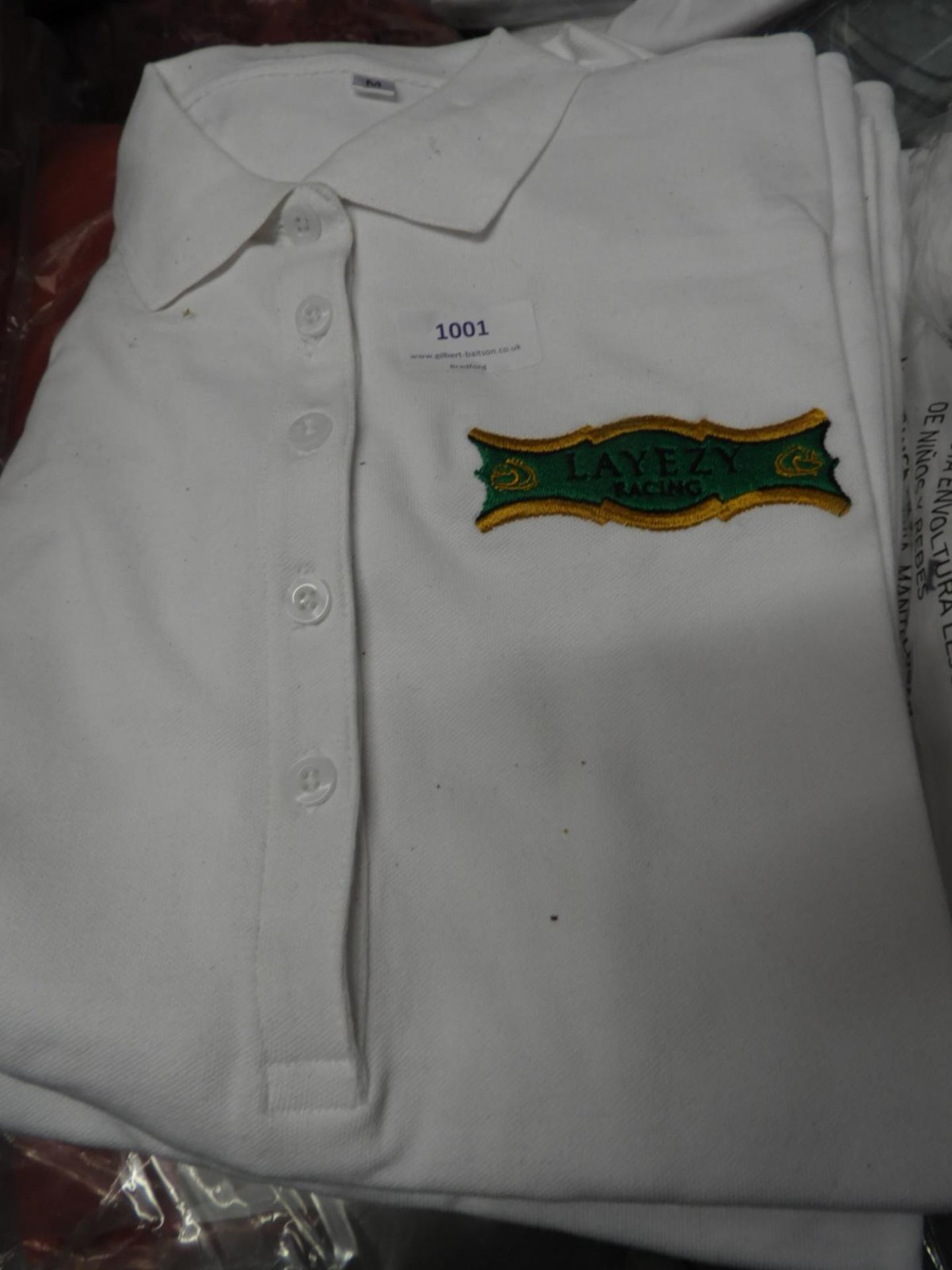 *10 White Polo Shirts (Embroidered)