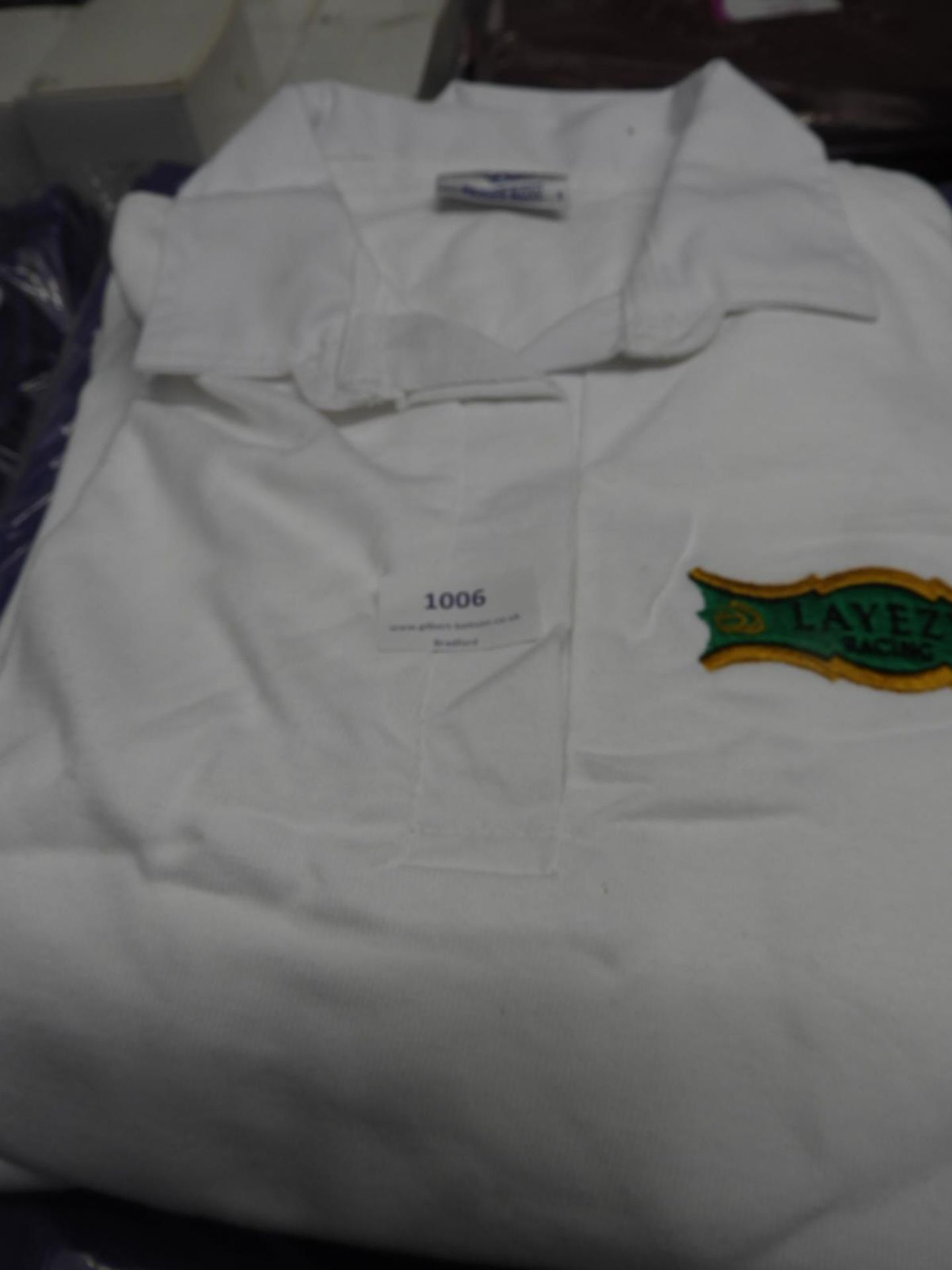 *10 White Polo Shirts (Embroidered)