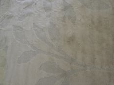 *Cream Leaf Pattern Rug 2x1.6m