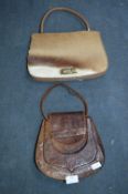 Vintage Pony and Snakeskin Handbags