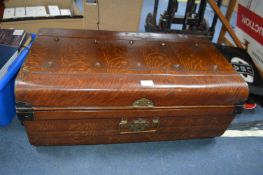 Vintage Scumbled Metal Chest