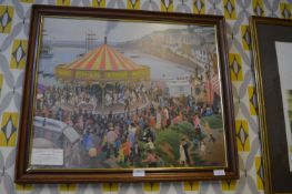 Framed Print - All the Fun of The Fair by Ernest P