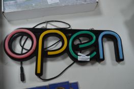 Neon Style Open Sign