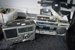 Two Portable Cassette Players, Silver STW35 Dataco