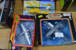 Three Boxed Model Aircraft; Motormax Fighter Plane