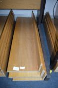 Four Wooden Shelves 75cm