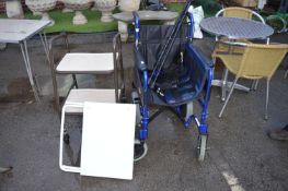 Z-Tech Folding Wheelchair plus a Mobility Aid, etc