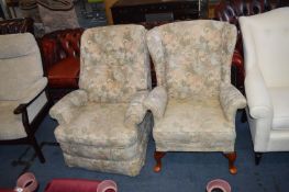 Pair of Parker Knoll Chairs - One Recliner, and On