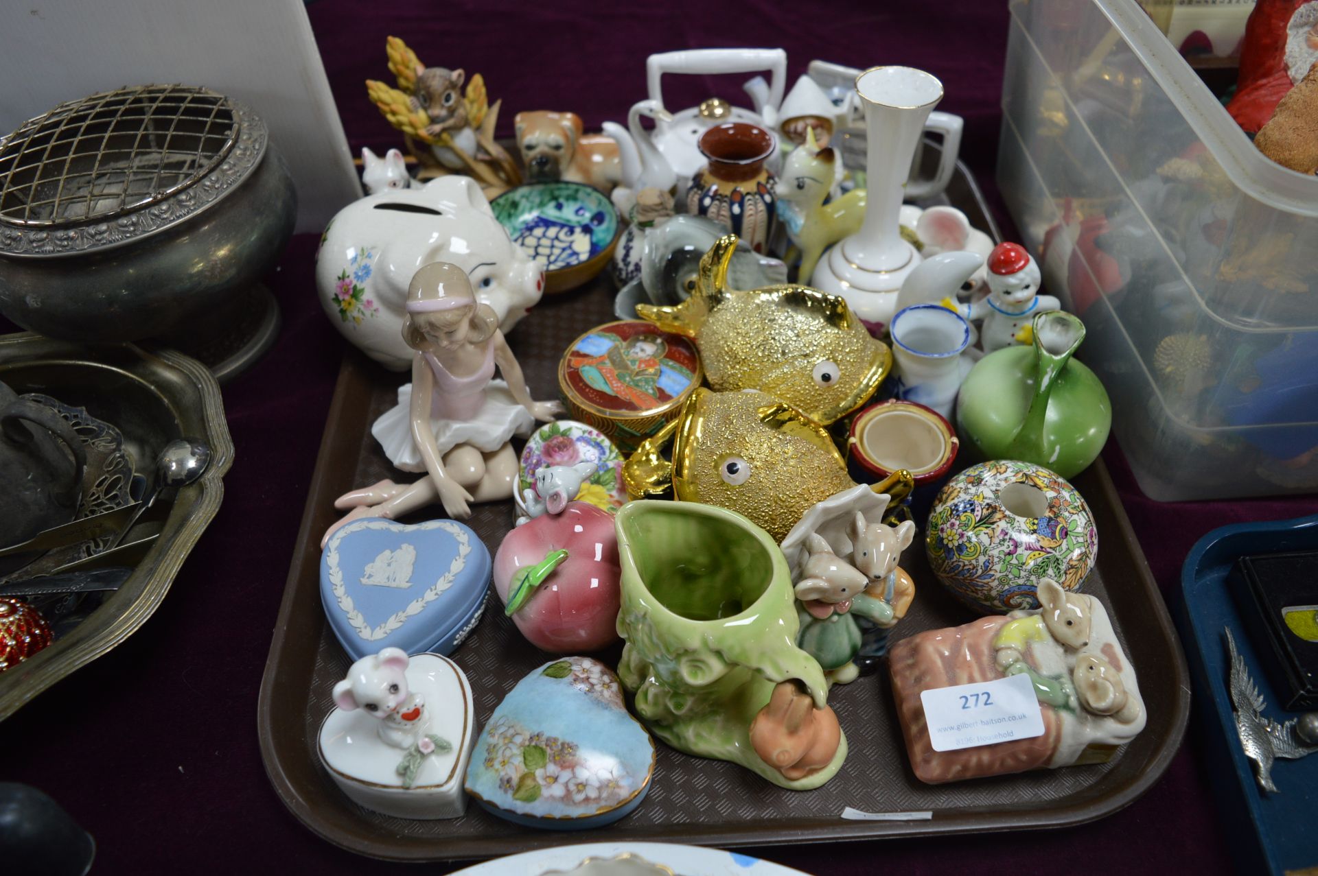 Pottery Ornaments, Wedgwood, etc.