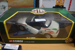 Corgi MG 1:18 Scale MGF Japan Racing Car