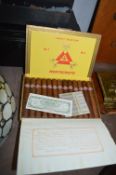 Box of Monte Cristo Cuban Cigars