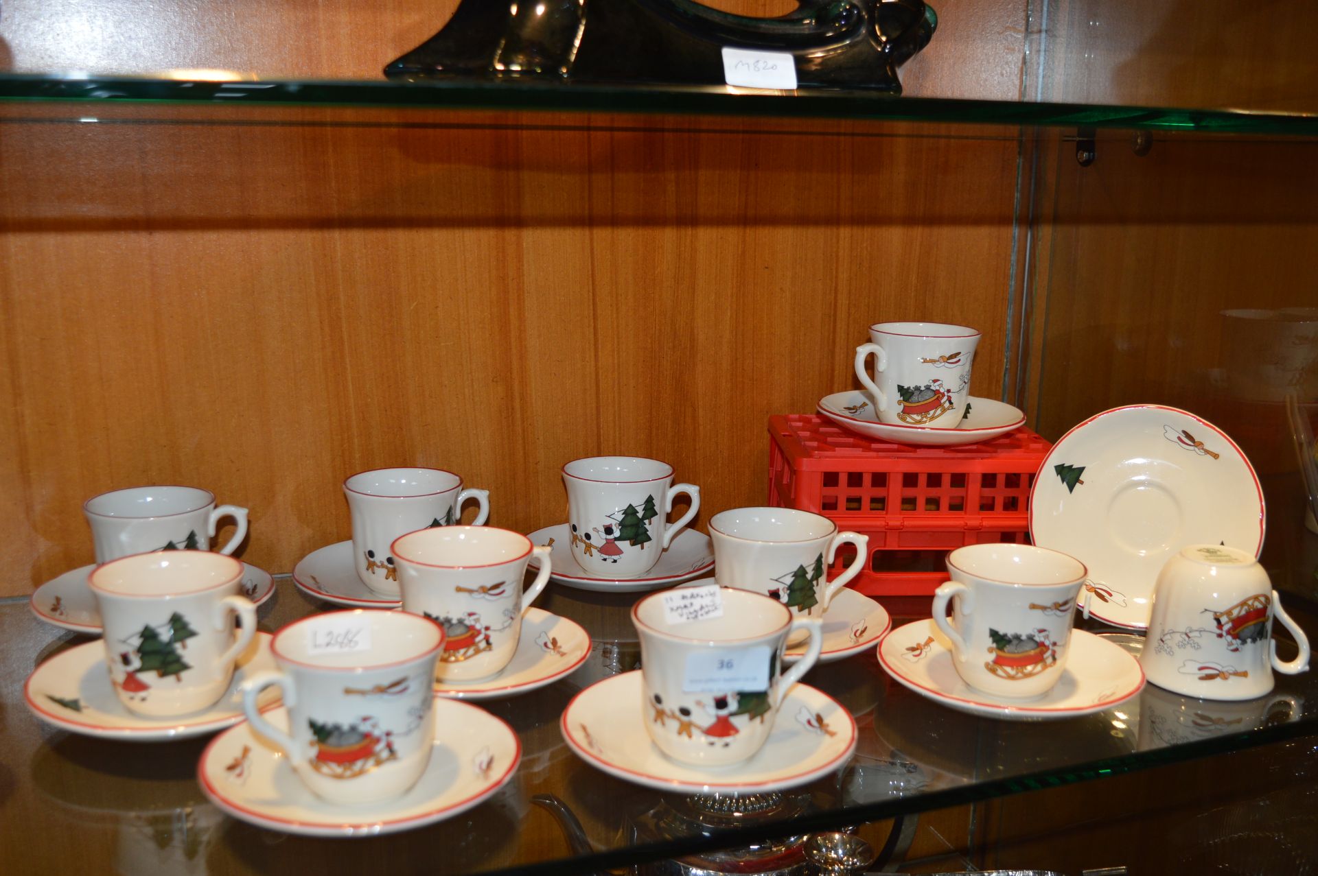 Eleven Masons Christmas Village Cups & Saucers