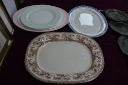 Five Vintage Serving Plates