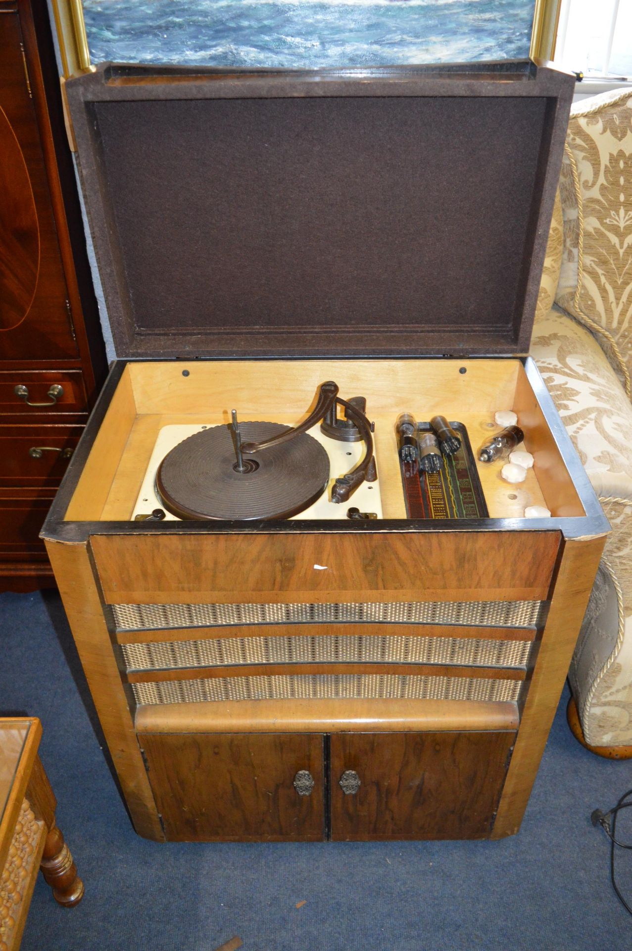Vintage Valve Radiogram (Somewhat Distressed) - Image 2 of 2