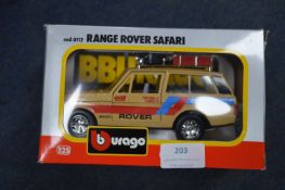 Burago 1:45 Scale Diecast Range Rover Safari Vehic