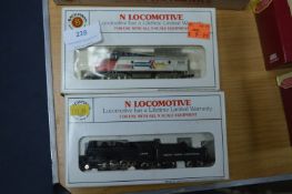 Bachmann N Gauge Loco EMDF 9 Diesel Am Track plus