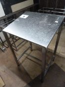 *Stainless Steel Prep Stand with Slanted Top