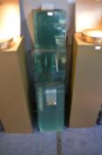 *Quantity of Various Strengthened Glass Shelves (16cm widths x 1cm thickness)