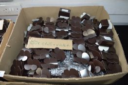 *150 Gift Boxes Containing Two Handmade Chocolates (Chili and Violet)