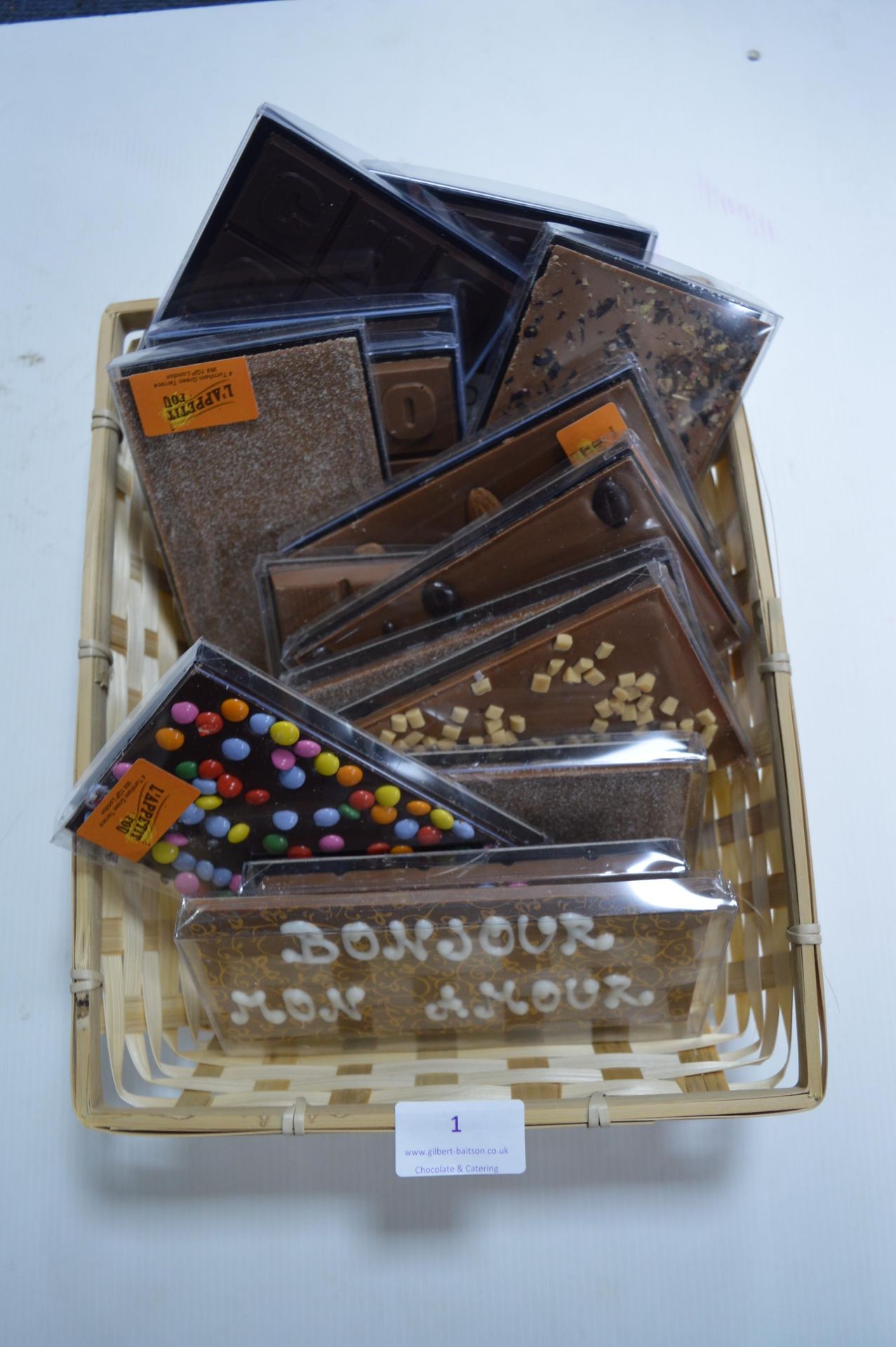 *15 Bars of Assorted Handmade Belgium Chocolate