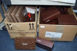 *Two Boxes of Chocolate Packaging; Belgium Chocolate Boxes, Tins, etc.