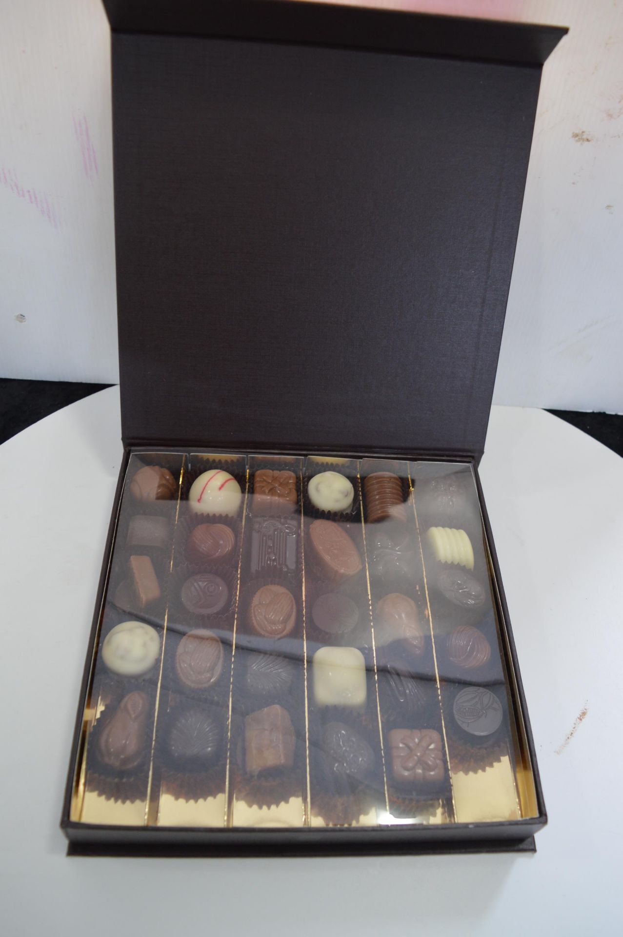 *9" Square Box of ~30 Handmade Belgium Chocolates