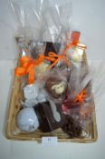 *Basket of Assorted Belgium Chocolates; Bags, Bars, Boxes, etc.