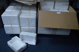 *40 Polystyrene Packing Boxes 18x13x12cm